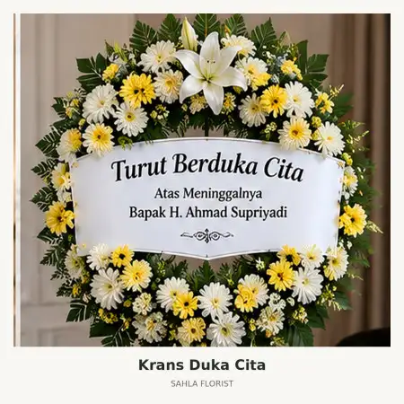 Krans Bunga Duka Barru